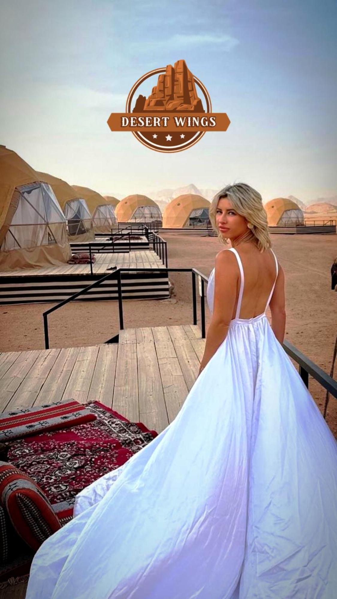 Rum Wings Bubble Luxury Camp วาดิรัม ภายนอก รูปภาพ
