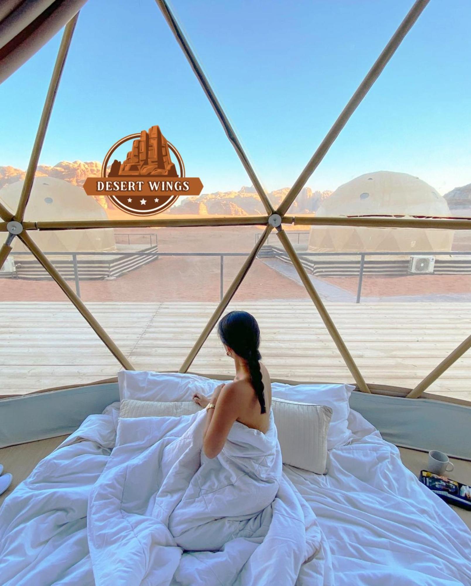 Rum Wings Bubble Luxury Camp วาดิรัม ภายนอก รูปภาพ