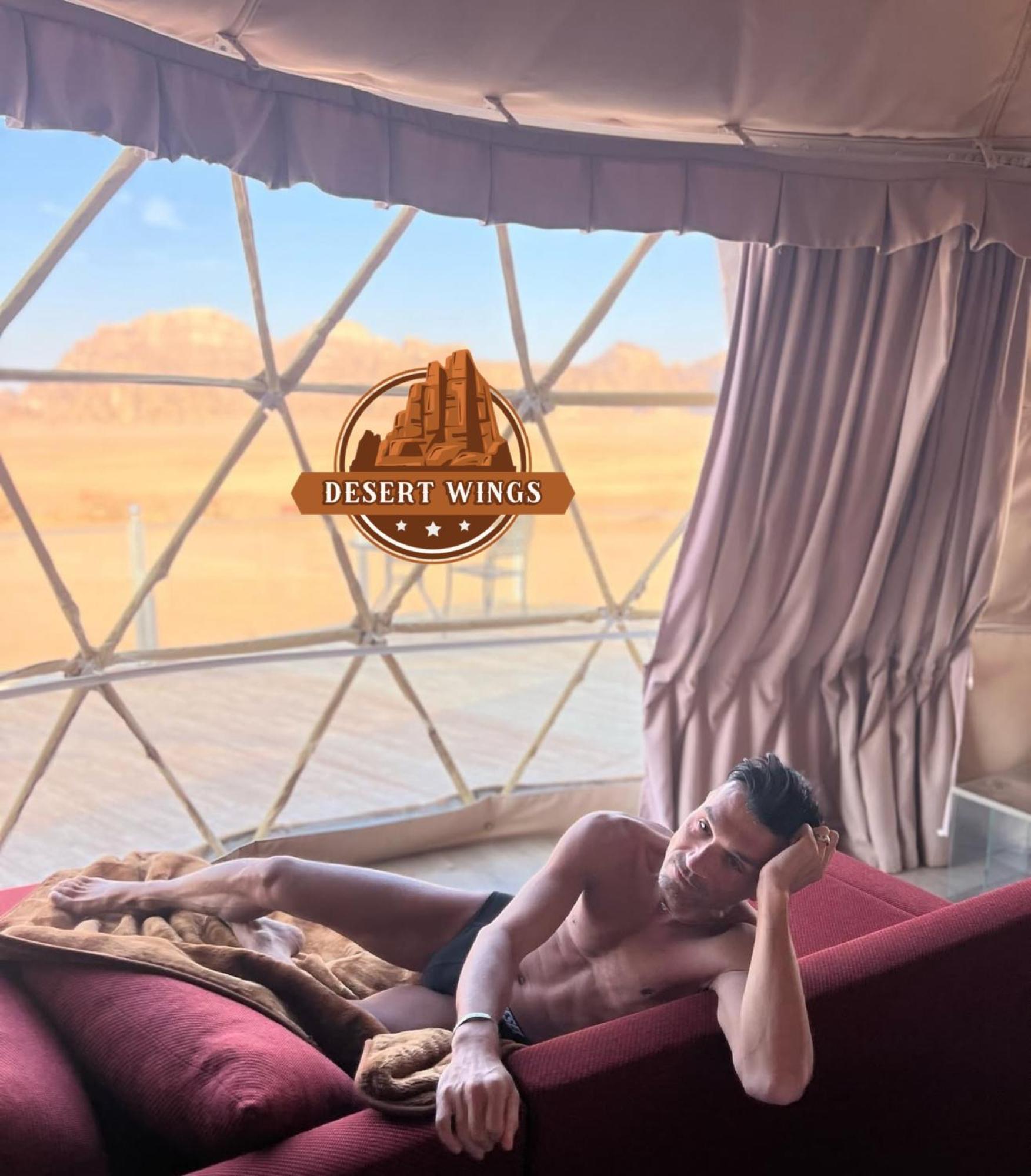 Rum Wings Bubble Luxury Camp วาดิรัม ภายนอก รูปภาพ
