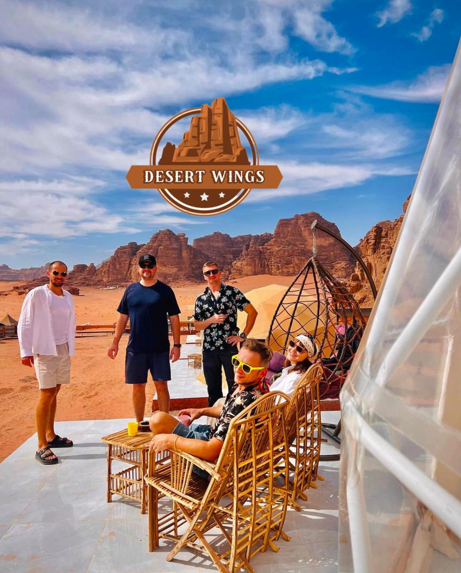 Rum Wings Bubble Luxury Camp วาดิรัม ภายนอก รูปภาพ