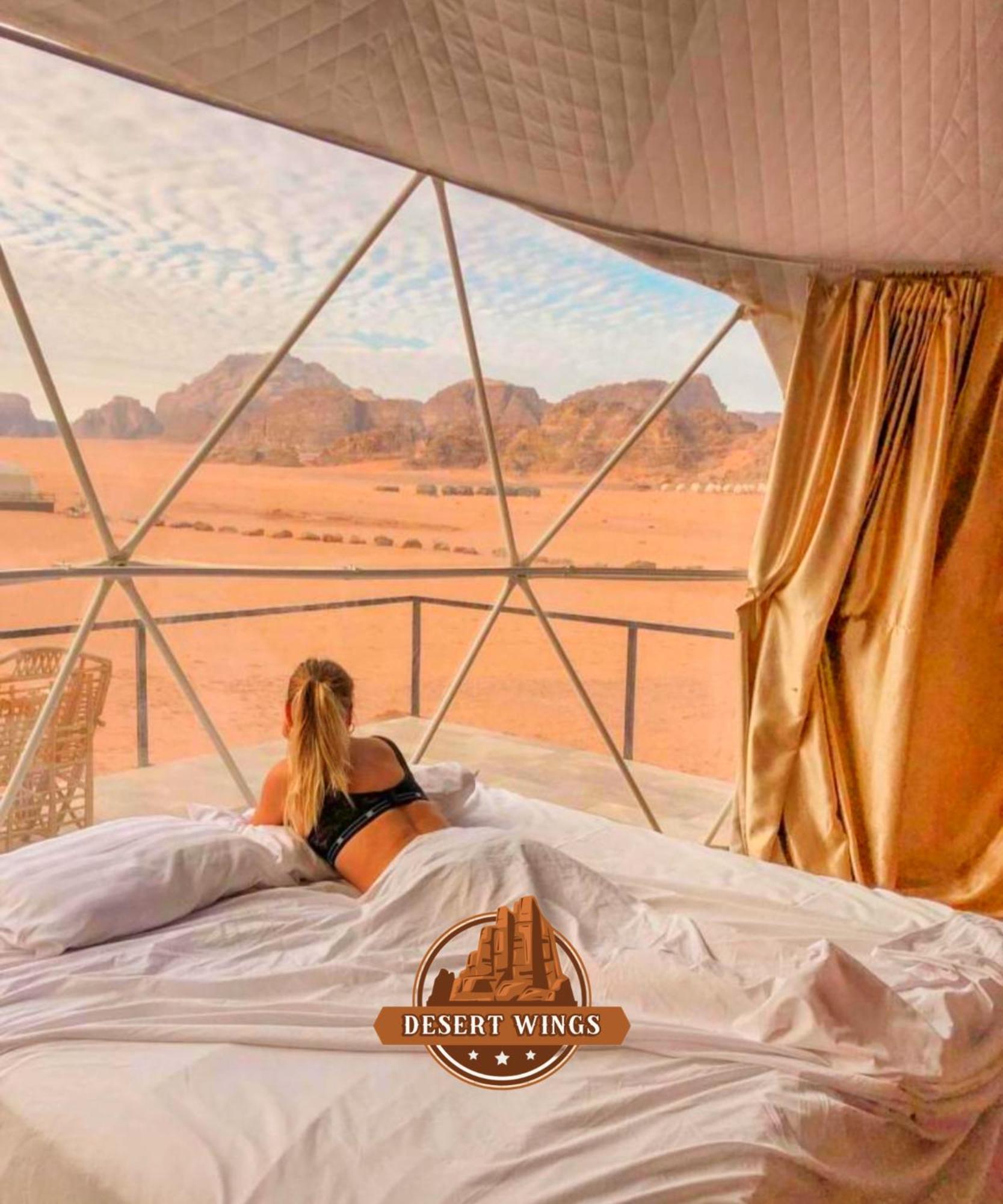 Rum Wings Bubble Luxury Camp วาดิรัม ภายนอก รูปภาพ