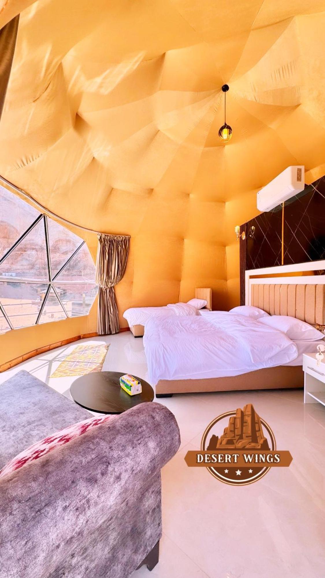 Rum Wings Bubble Luxury Camp วาดิรัม ภายนอก รูปภาพ